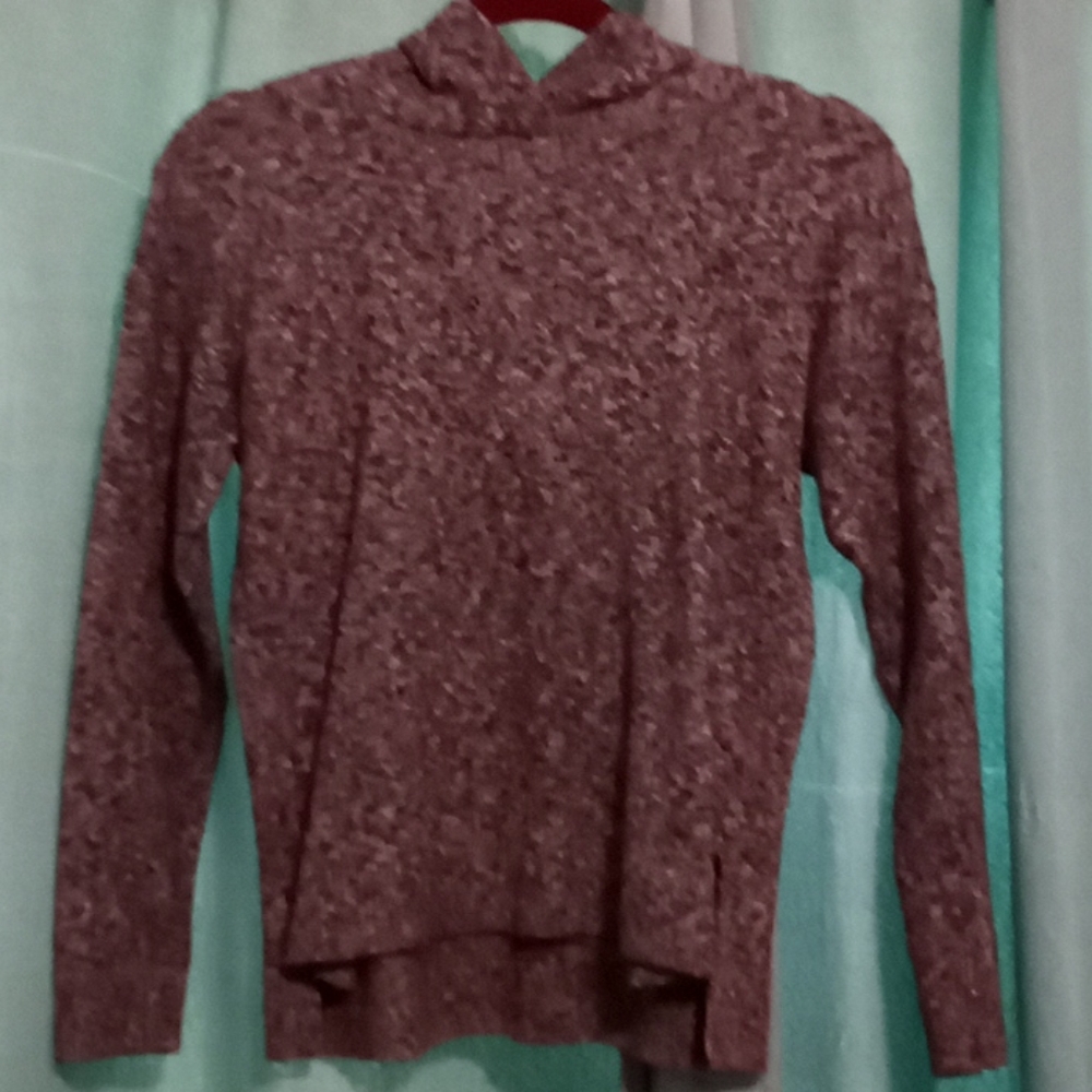 Grey and white sweatshirt